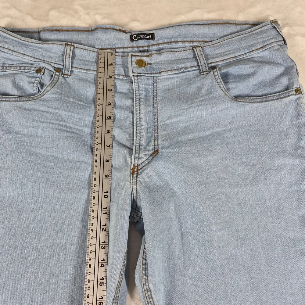 Origin Maine Jeans Men's 40x30 Blue Denim Delta 68 Tapered Stretch Casual NWOT‎